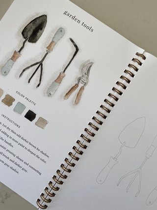 Garden Watercolour Book