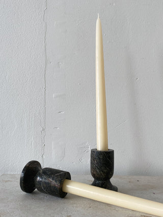 Emerald Marble Tapered Candle Holder