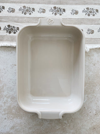 Peugeot Ceramic Rectangular Baker 12 1/2” - Ecru