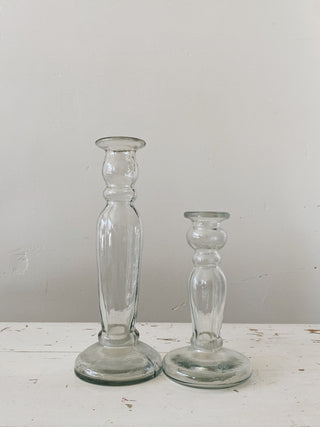 Vero Glass Candlestick Large