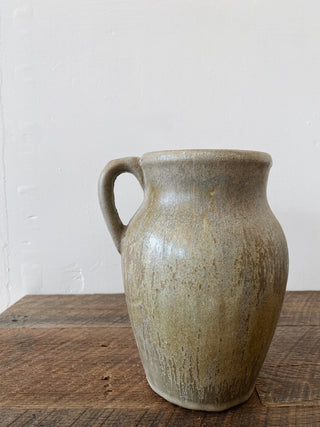 Small Rhodes Pitcher Vase Reactive Brown