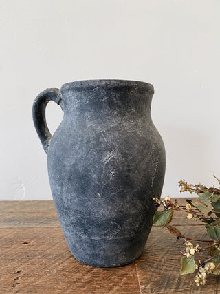 Small Rhodes Pitcher Vase Stone