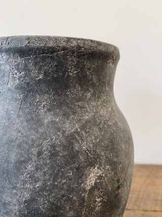 Small Rhodes Pitcher Vase Stone