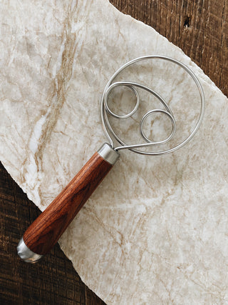 Prairie Rosewood Wooden Handle Dough Whisk