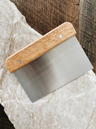 Heirloom Stainless Steel Dough Scraper