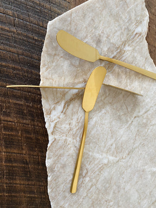 Prairie Gold Plated Butter and Jam Spreader