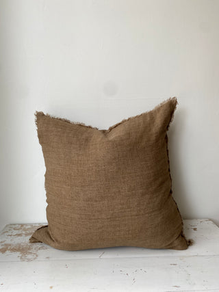 Lina Linen Pillow - Tawny 20x20