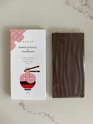 Ramen Noodle + Togarashi Chocolate