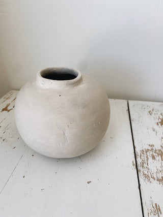 Paper Mache Bud Vase (round)