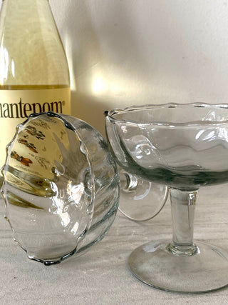 Twisted Coupe Glass