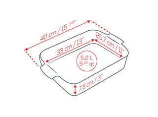 Peugeot Rectangular Baking Dish Set - Ecru