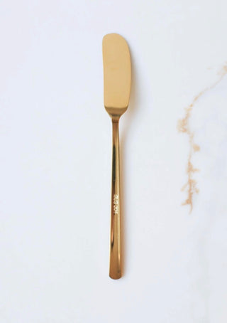 Prairie Gold Plated Butter and Jam Spreader