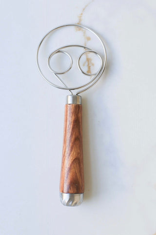 Prairie Rosewood Wooden Handle Dough Whisk