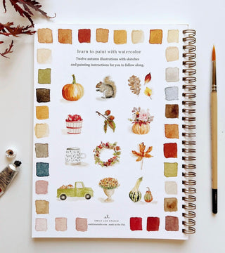 Autumn Watercolour Book