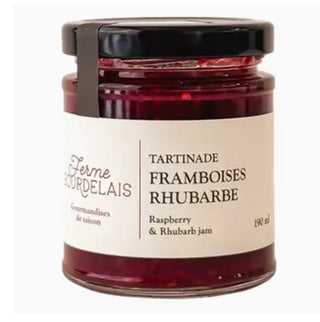 Raspberry + Rhubarb Jam by Ferme Bourdelais