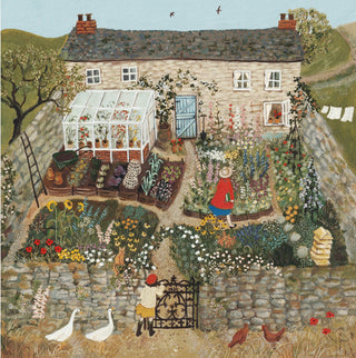 The Walled Garden Art Print 8x8