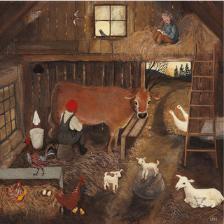 Merits of a Milk Cow Art Print 8x8