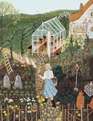 Lady of the Garden Art Print 8x10