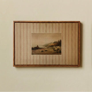 Along the Headland Path Framed Wall Art on Canvas