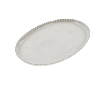 Scalloped Oval Platter