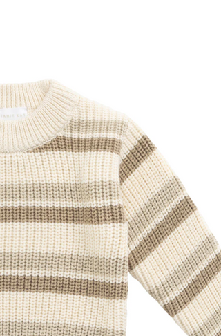 Leon Knit Jumper - Jacapo Stripe | Jamie Kay