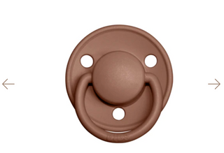 BIBS Pacifier De Lux Silicone 2 PK Woodchuck ONE SIZE