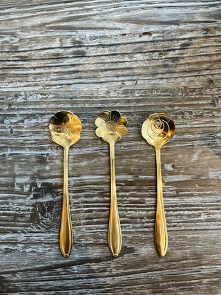 Elizabeth Flower Shaped Spoons