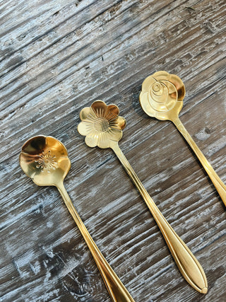 Elizabeth Flower Shaped Spoons