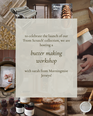 Cultivating Community: Butter Making + Gift-able Compound Butter Log