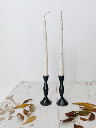 Mila Forged Candlestick - Large