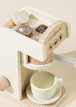 Wooden Coffee Maker Set - Foam