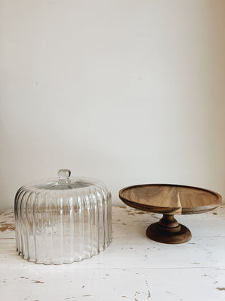 Frances Cake Stand with Glass Cloche