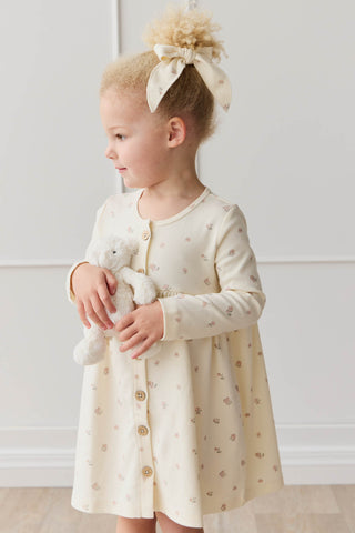 Organic Cotton Poppy Dress - Meredith Egret | Jamie Kay