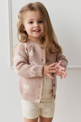 Harper Cardigan - Frankie Knit Rose | Jamie Kay