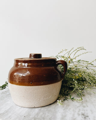 FOUND. Vintage Bean Pot