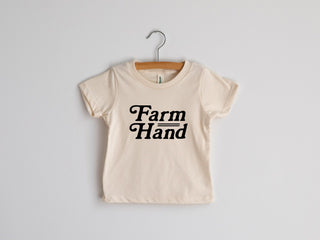 'Farm Hand' Organic Baby + Kids Tee