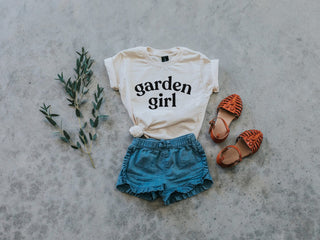 'Garden Girl' Organic Baby + Kids Tee