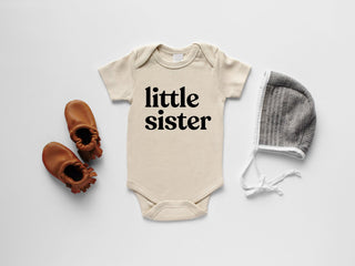 'Little Sister' Organic Baby Bodysuit