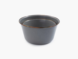 Enamel Mixing Bowl Set - Slate Gray