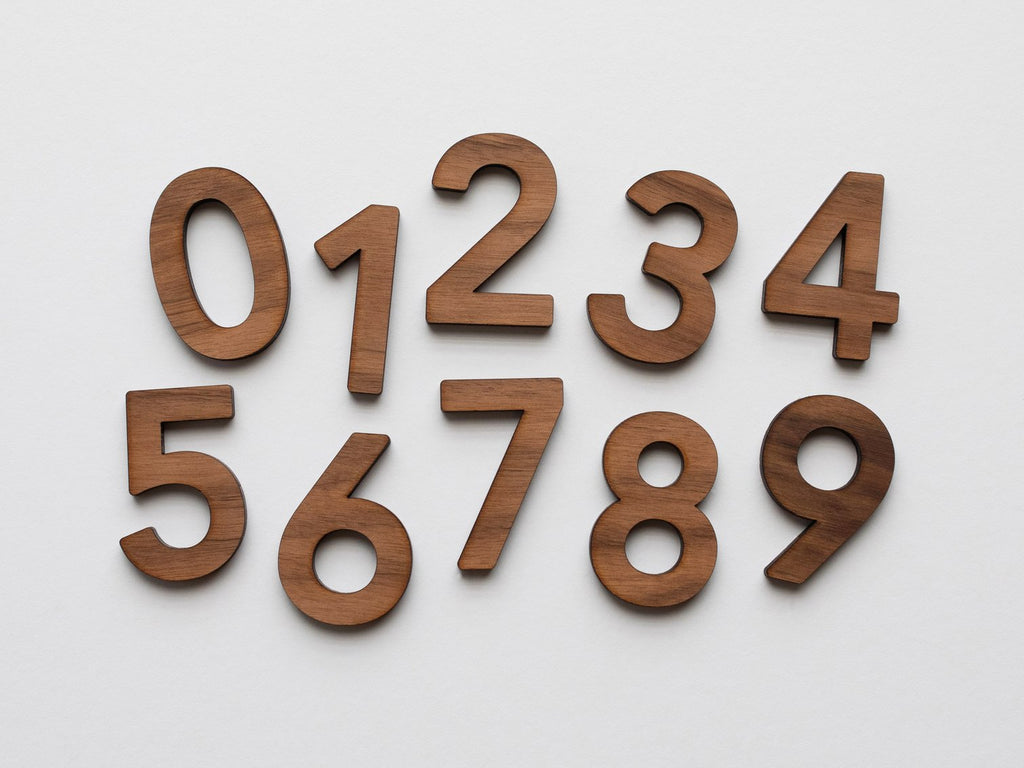 Wooden Number Set | Shop Online or In-Store at Farmer's Daughter Homestead