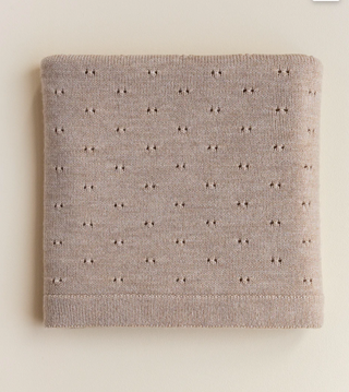 Wool Bibi Blanket - Sand