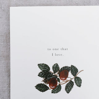 To one that I love - greeting card