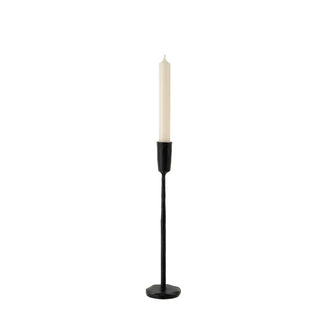 Black Forged Candlestick - Medium