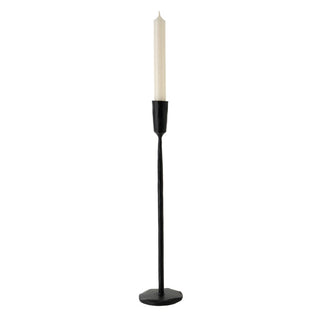 Black Forged Candlestick - Large