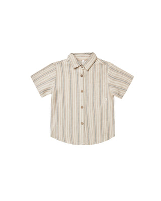 short sleeve shirt || rustic stripe by Rylee & Cru