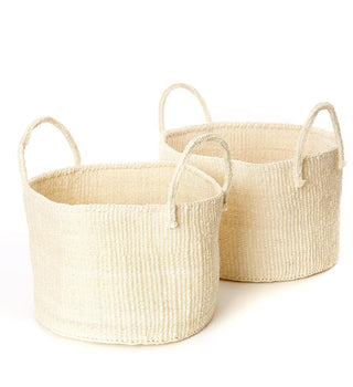 Handwoven Sisal Palmer Basket - Cream - Medium
