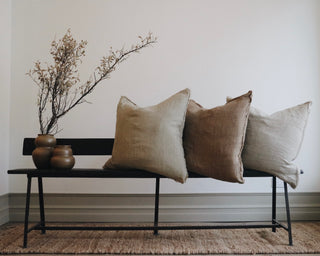Lina Linen Pillow - Celery Root