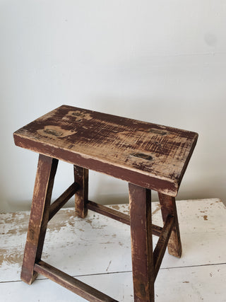 FOUND. Vintage village stool